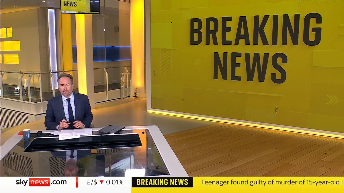 BREAKING: A 15-year-old boy has been found guilty of the murder of Harvey Willgoose 📺 Sky 501, Virgin 602, Freeview 233 and YouTube