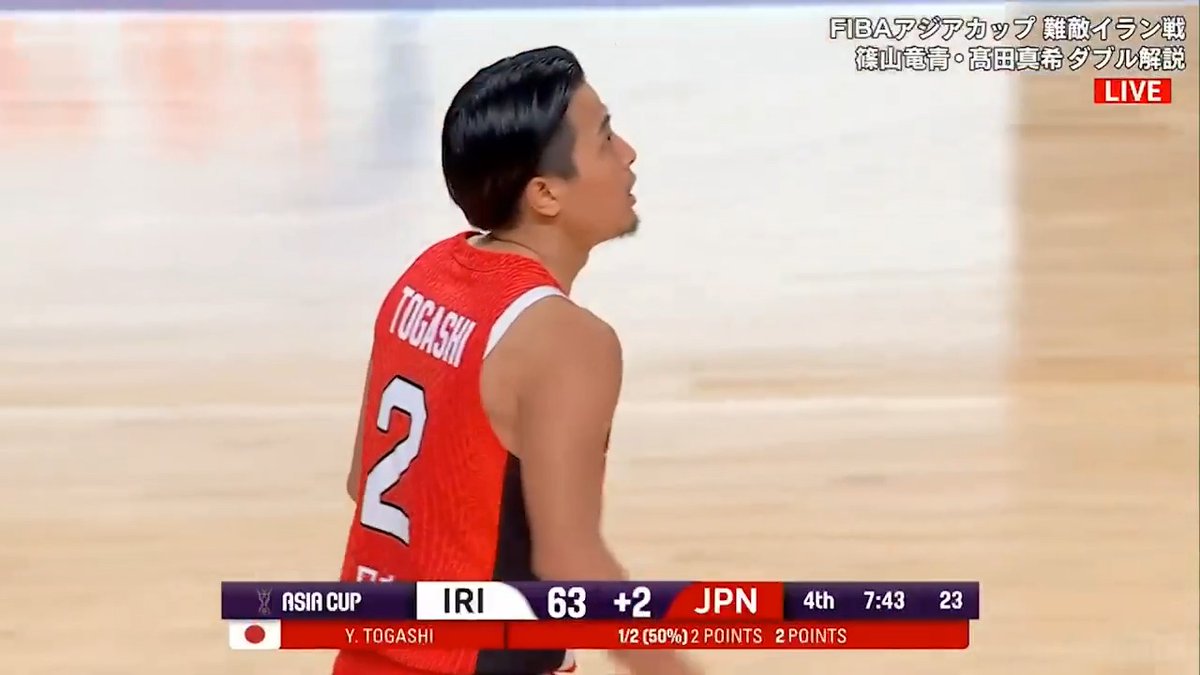 [速報] 富樫勇樹 ロングツー FIBAアジアカップ2025🏀 日本代表🇯🇵×イラン代表🇮🇷 ／ さすがの安定感!! 富樫勇樹がロングツーを決める🔥 ＼ 📺ABEMA・テレビ朝日系列地上波で無料生中継 🎙️篠山竜青・髙田真希が解説中!! 千葉ジェッツふなばし 🛫PAINT IT JETS✨