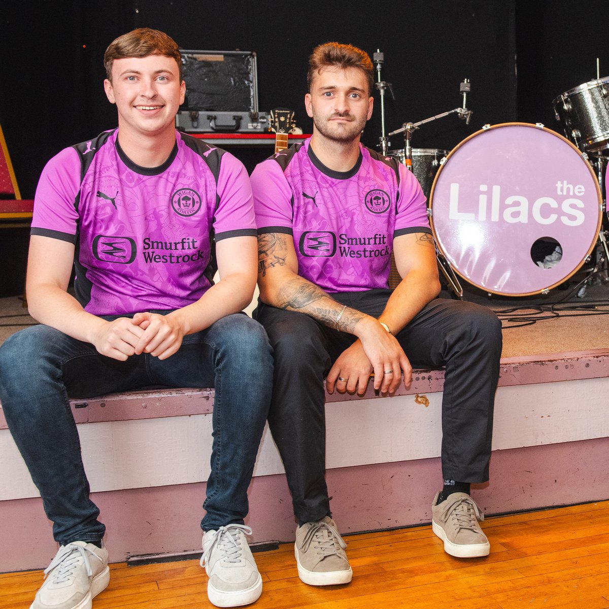 🎸 Hear from The Lilacs’ Guitarist and lifelong Latics fan, Sam Birchall, who discusses being involved in our Third Kit launch and his current battle with testicular cancer. 👇 #wafc 🟣⚫️