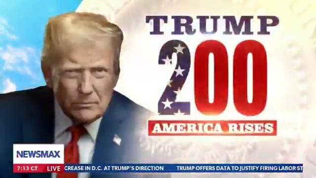 WATCH IN FULL: "Trump 200: America Rises" — a NEWSMAX special hosted by Rob Finnerty showcasing President Trump's first 200 days of bold leadership that has revitalized our nation.