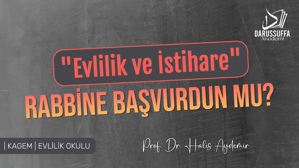 "Evlilik ve İstihare" Rabbine Başvurdun Mu?