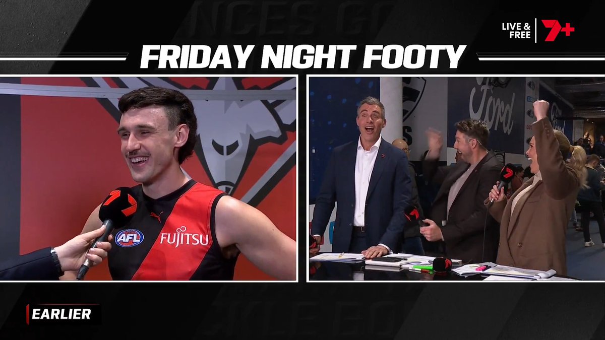 Enjoy the split screen of Richo finding out in real time Liam McMahon was a huge fan growing up 🙌
