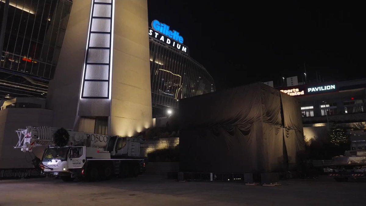 Tom Brady’s statue will be unveiled live on Patriots social and digital platforms tonight at 6:00 PM.