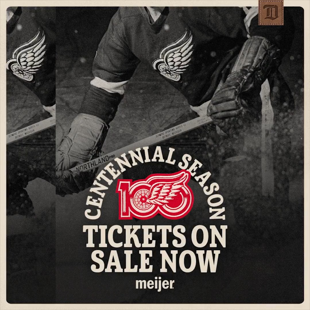 LET'S GOOOO! Single-game tickets are on sale now for our Centennial and with marquee matchups, celebrations of Hockeytown history and so much more in store, you won't want to miss it! 🎟️ » 🥳🎟️ »