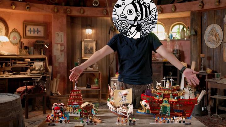 Eiichiro Oda receives the LEGO × One Piece set