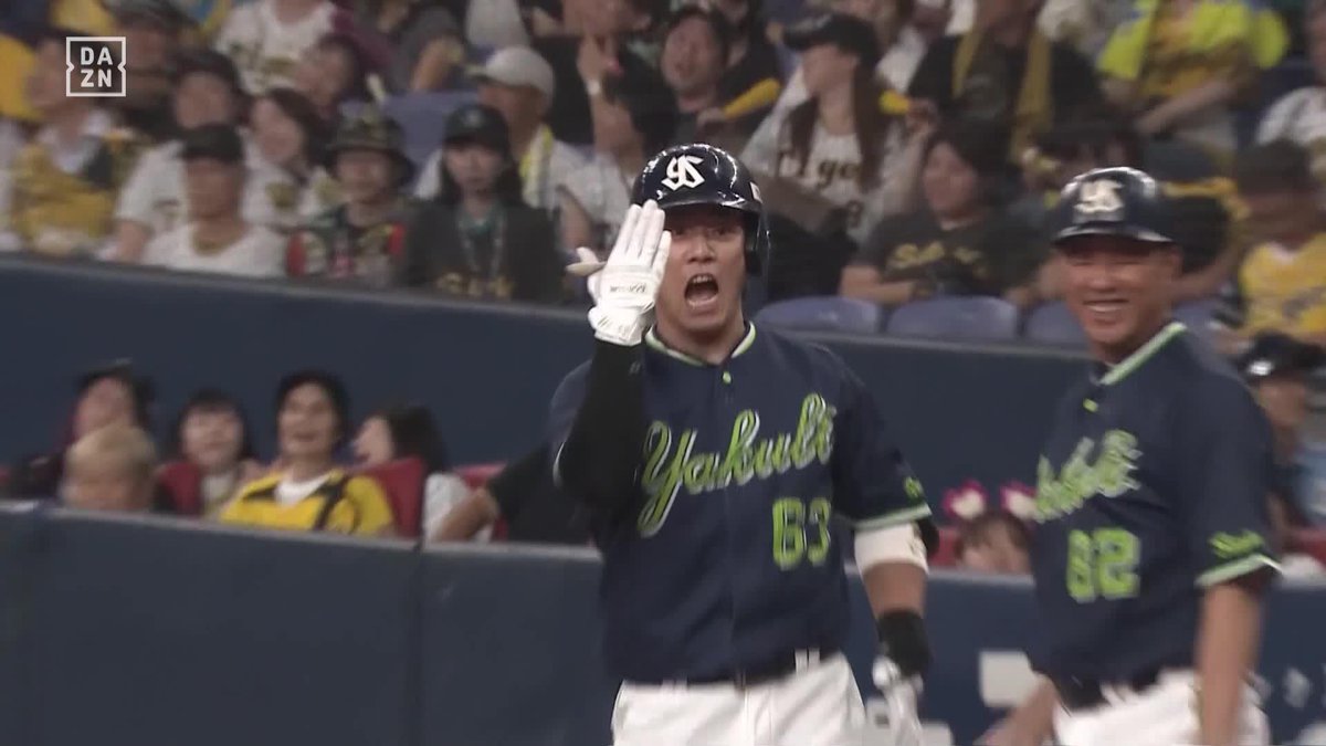 一振りにかける思い 増田珠が決勝タイムリー 12回の熱戦を制したスワローズ☂️ ⚾プロ野球 (2025/8/8) 🆚阪神×ヤクルト 📱Live on DAZN #オレをみろ #swallows