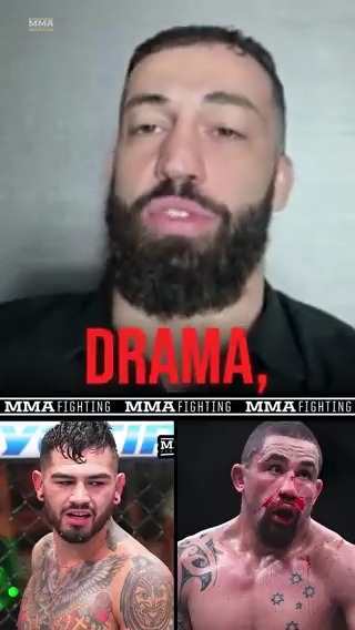 Roman Dolidze admits he wasn't too excited over fighting Fluffy Hernandez at #UFCVegas109: "I said that I deserve a better opponent, that this is not a fight what I wanted. But who cares? I will still fight. I will still win." (๐ฅ: @mikeHeck_JR)