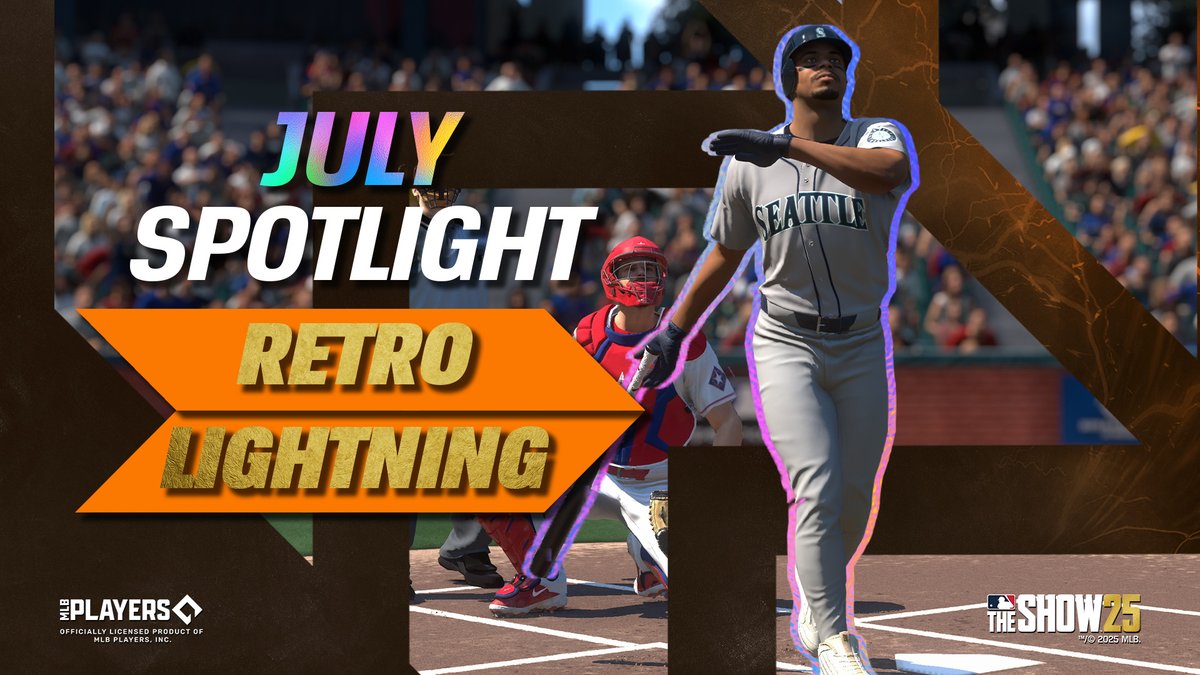⚡ Retro Lightning Ken Griffey Jr. closed out the July Spotlight Program with style! 🧢 Now it’s August’s turn for the new Spotlight Program to drop today in #MLBTheShow 25! 💎