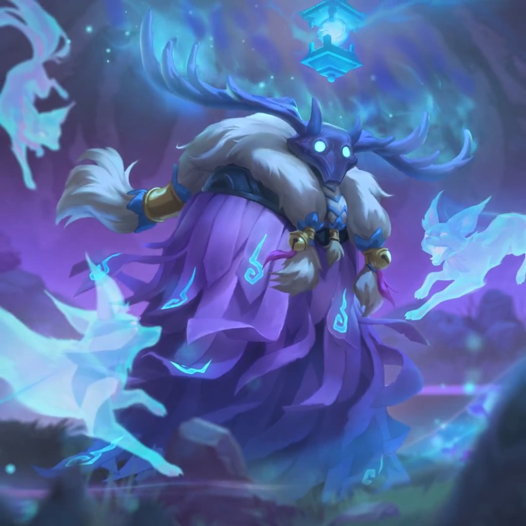 Ancient spirits gather and swirl, for a game of chase has begun. As the first Spirit champion draws near, Can you guess which one?