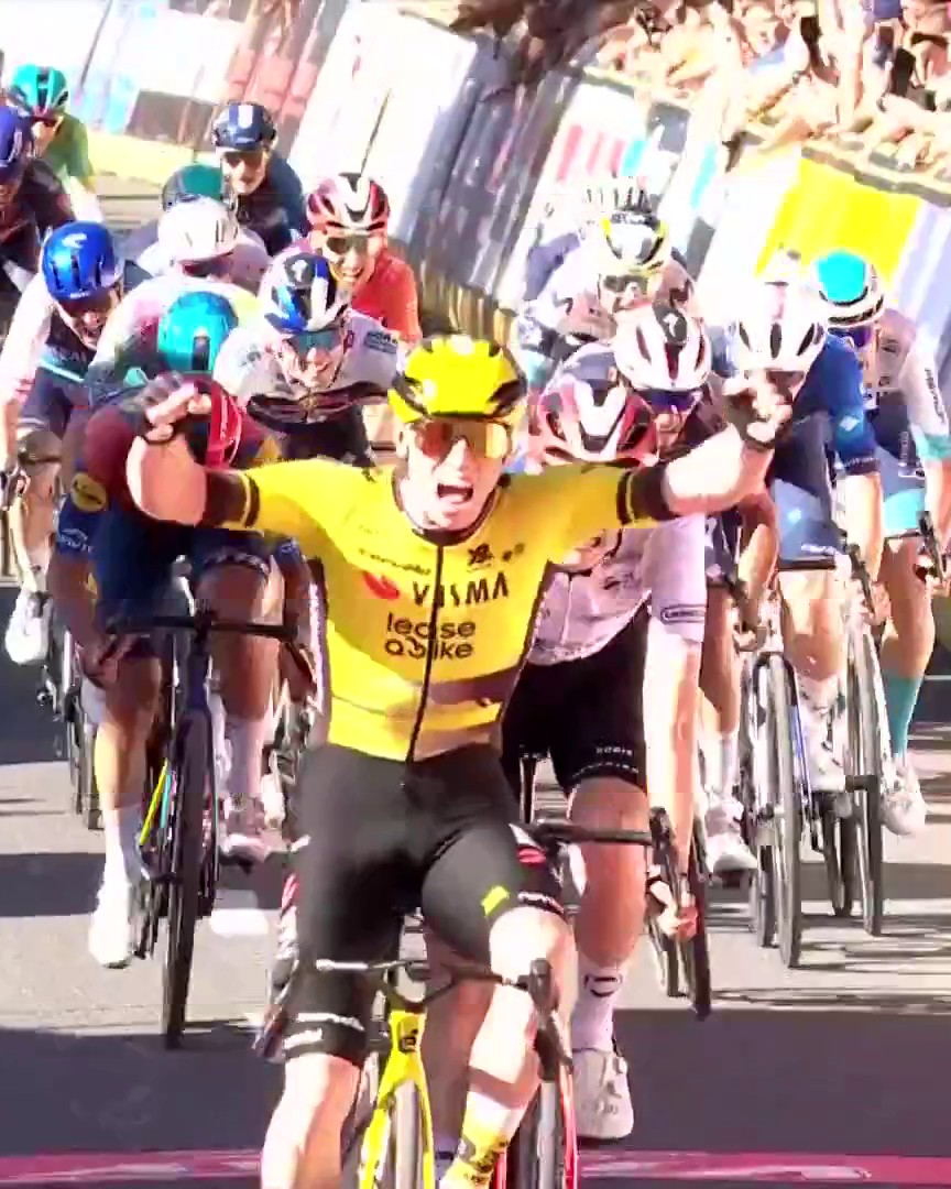 Brennan… the (future) alien of cycling 👽 #TourdePologne