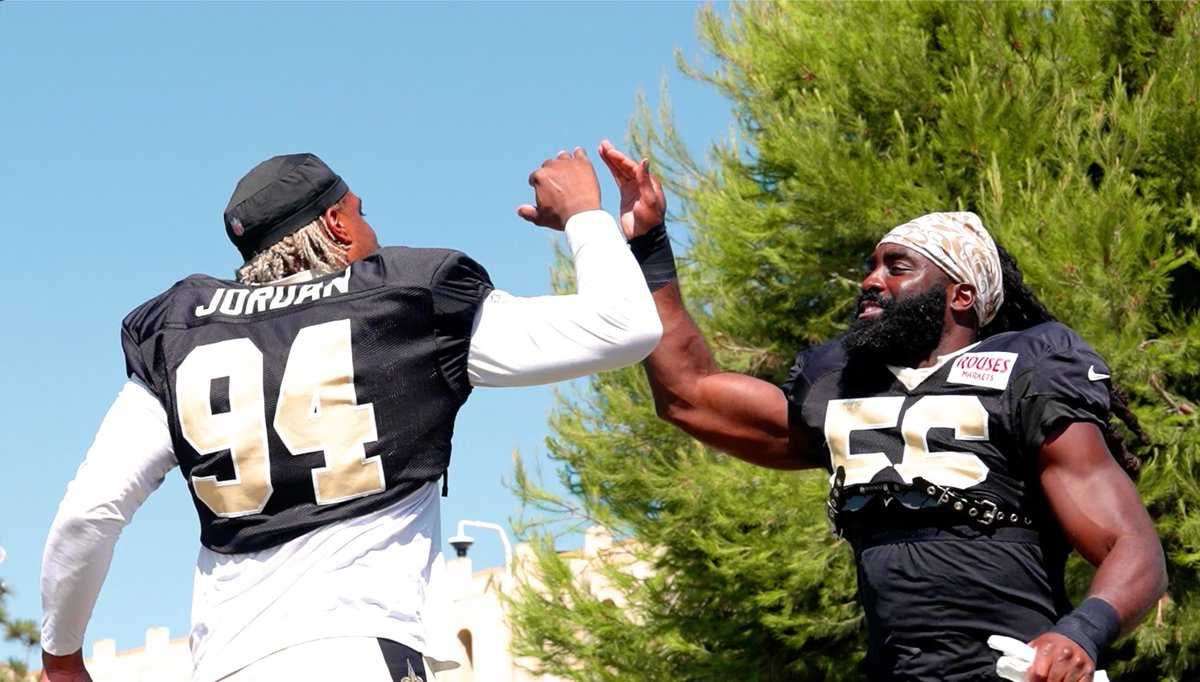 #Saints scrimmage today 💪 Game on Sunday ⚜️ Let's ball 🏈