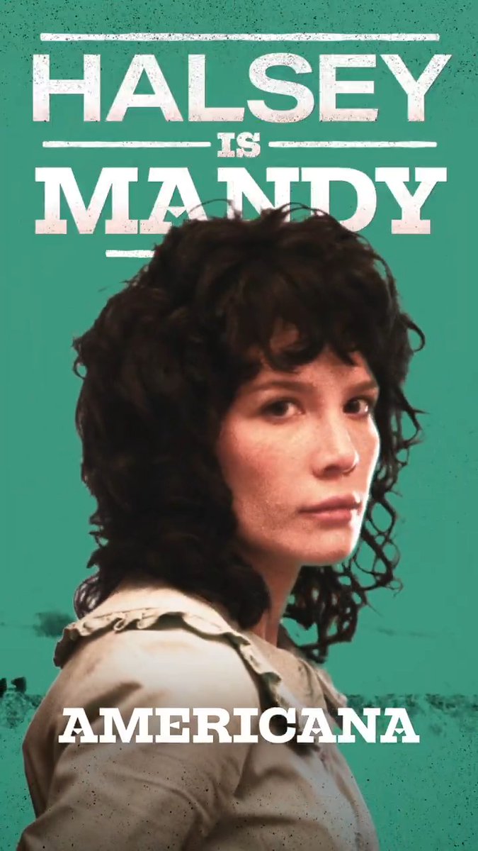 Halsey stars as Mandy Starr in Tony Tost’s ‘AMERICANA.’ In theaters August 15.