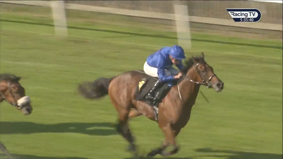 "He's a nice horse." Godolphin trainer Charlie Appleby gives us the lowdown on his debutant winner Al Zanati 🔵🔵