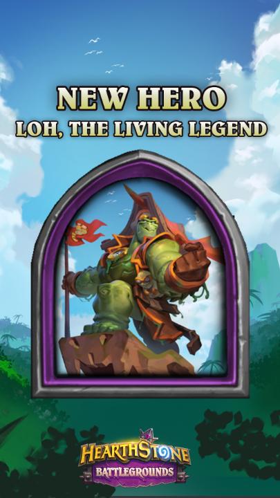 🐢 Loh, the Legend, has arrived in Battlegrounds! 🐢 Lie in wait then spring your attack.