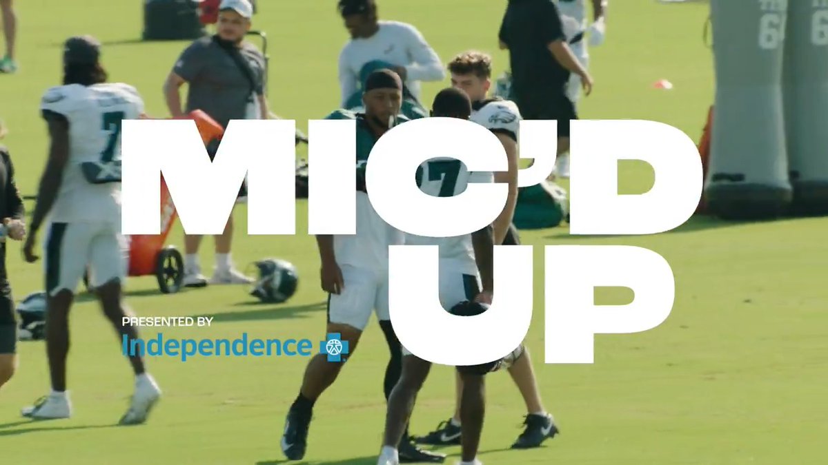 A.J. AND Q Mic'd Up, we like the sound of that Independence Blue Cross | #FlyEaglesFly