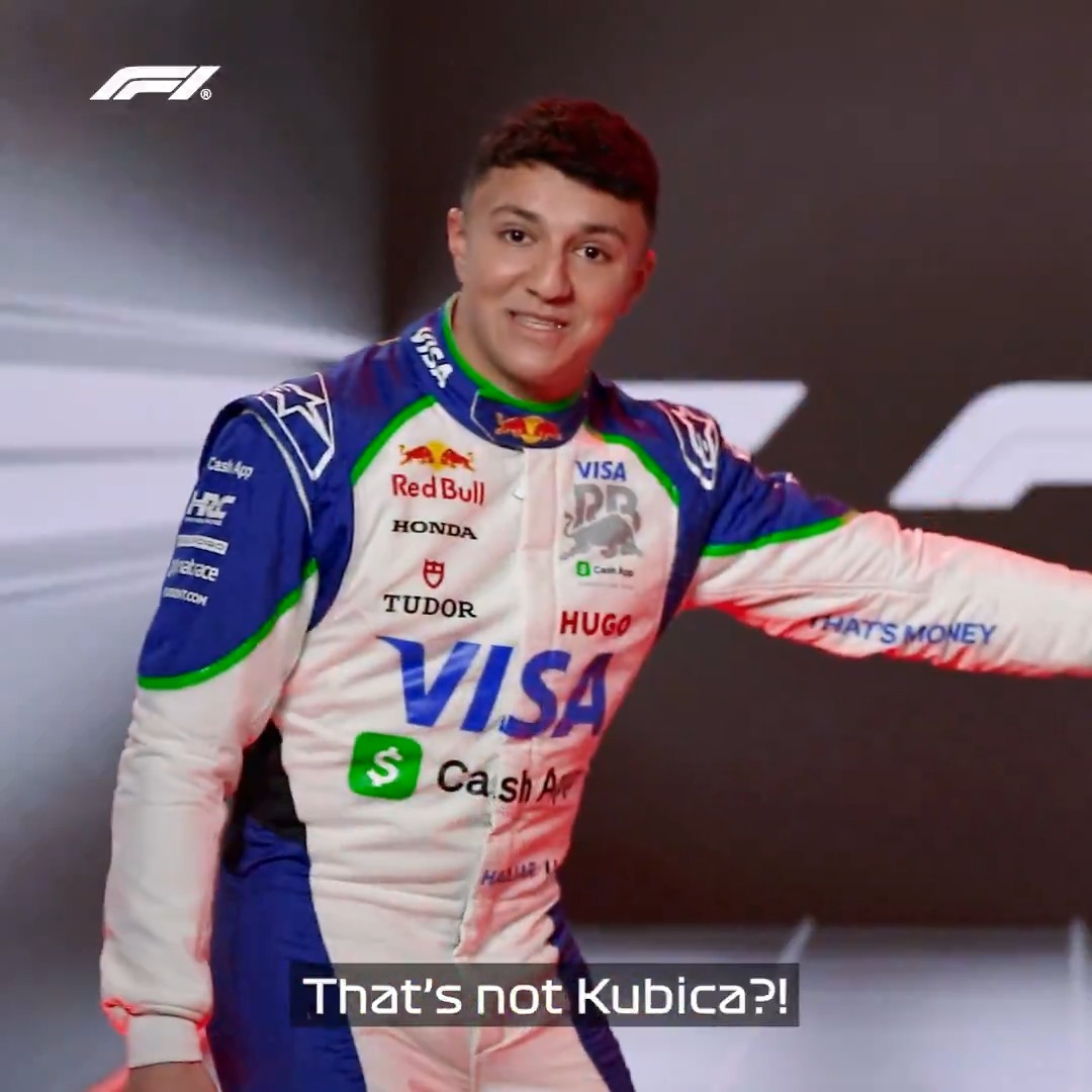 No, we *promise* that's not Robert Kubica's chin... 🤔 The Face Mash Challenge got everybody out of sorts in the first episode of Grill The Grid 👀 #F1