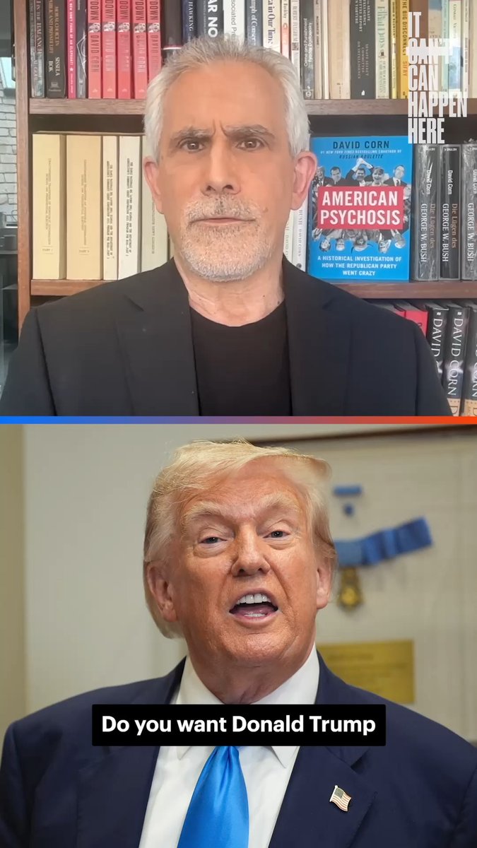 NEW: Do you want Donald Trump to control your reality? That's what he's trying to do as he moves toward authoritarianism. Here's our latest "It Can Happen Here" video.