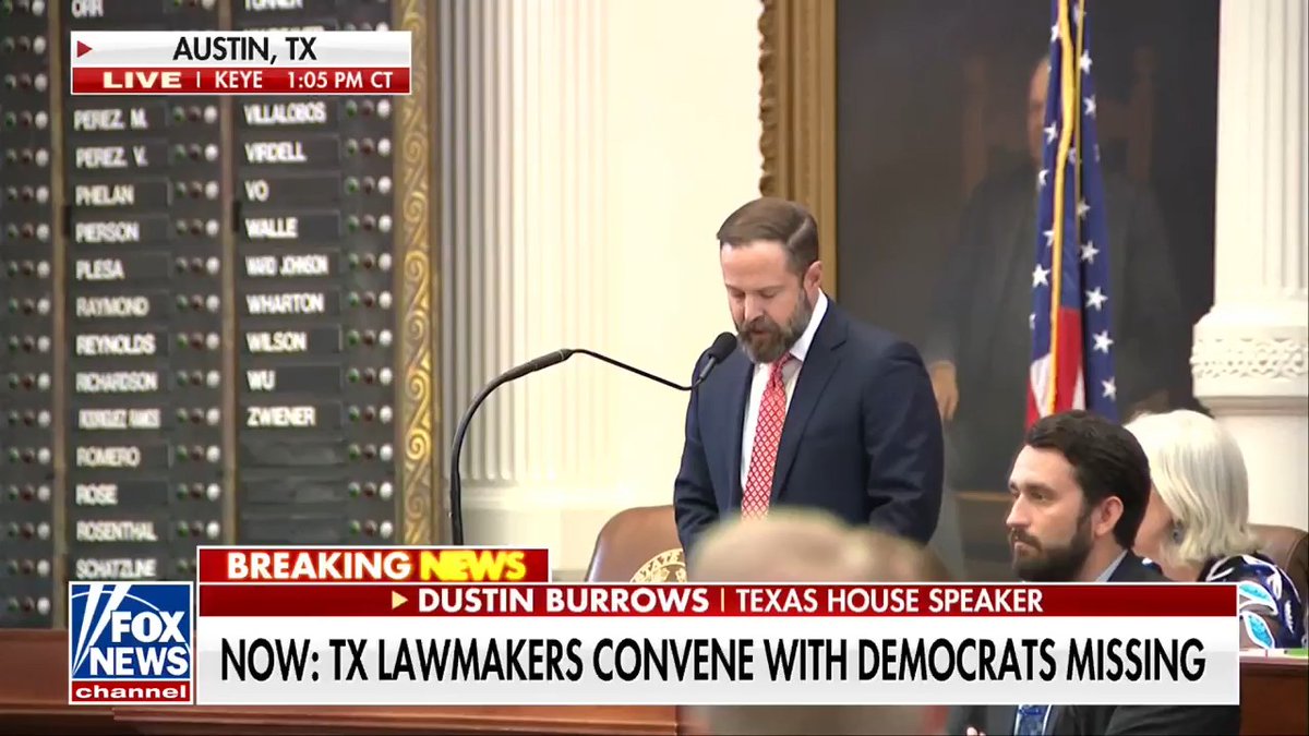 BREAKING: Texas House Speaker rolls out a new policy targeting Democrats who fled the state: no more direct deposit paychecks — they’ll have to show up in person to get paid.
