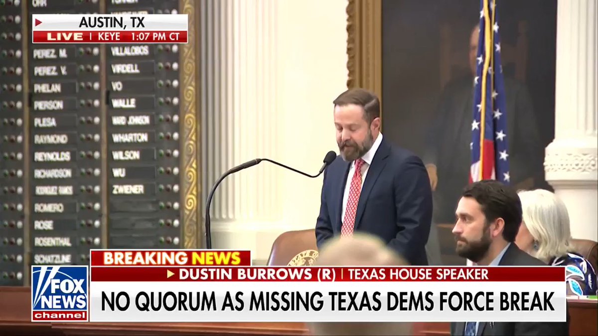 "Every hour you remain away is time stolen from those Texans in need." JUST IN: Texas House Speaker Dustin Burrows sends clear message to Democrats who fled state and are holding up funding for flooding relief