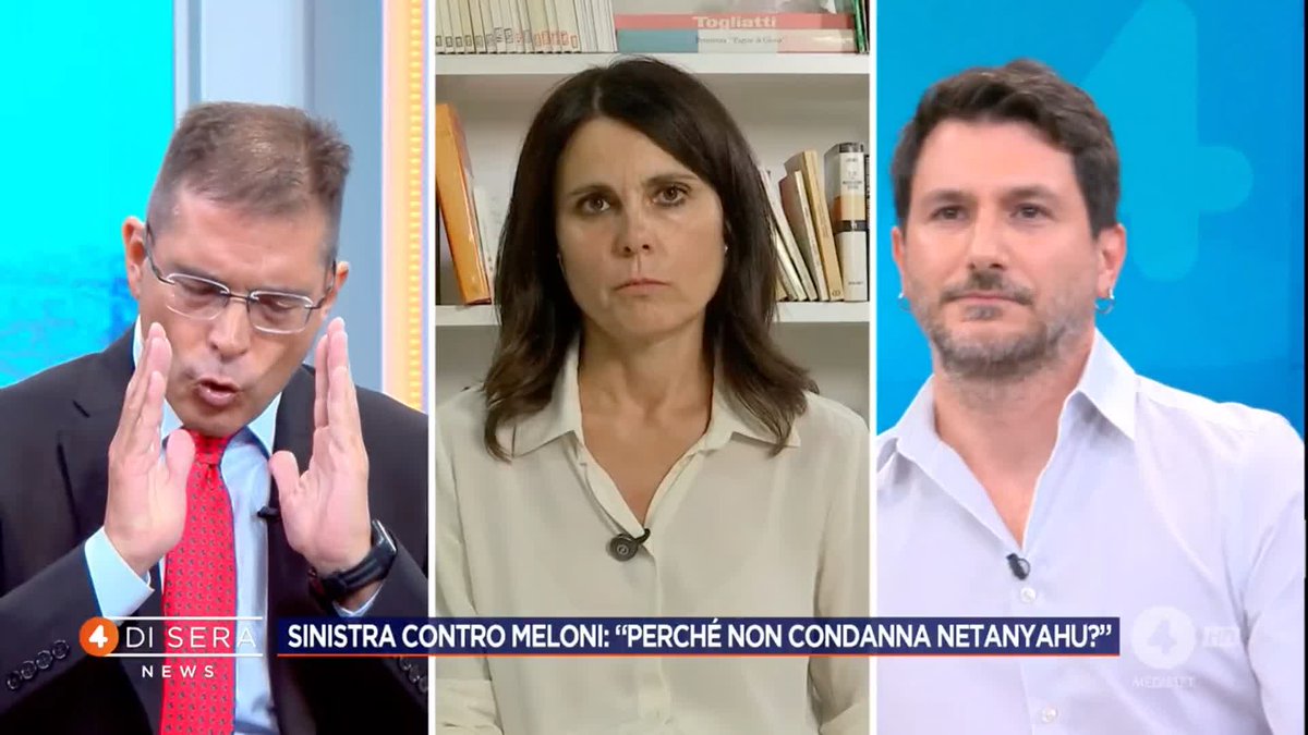 Daniele Capezzone: "La sinistra è poco credibile, perché non è in grado di parlare di terrorismo e Hamas" Cosa ne pensate? #4disera news in diretta su #Rete4 e in streaming su Mediaset Infinity