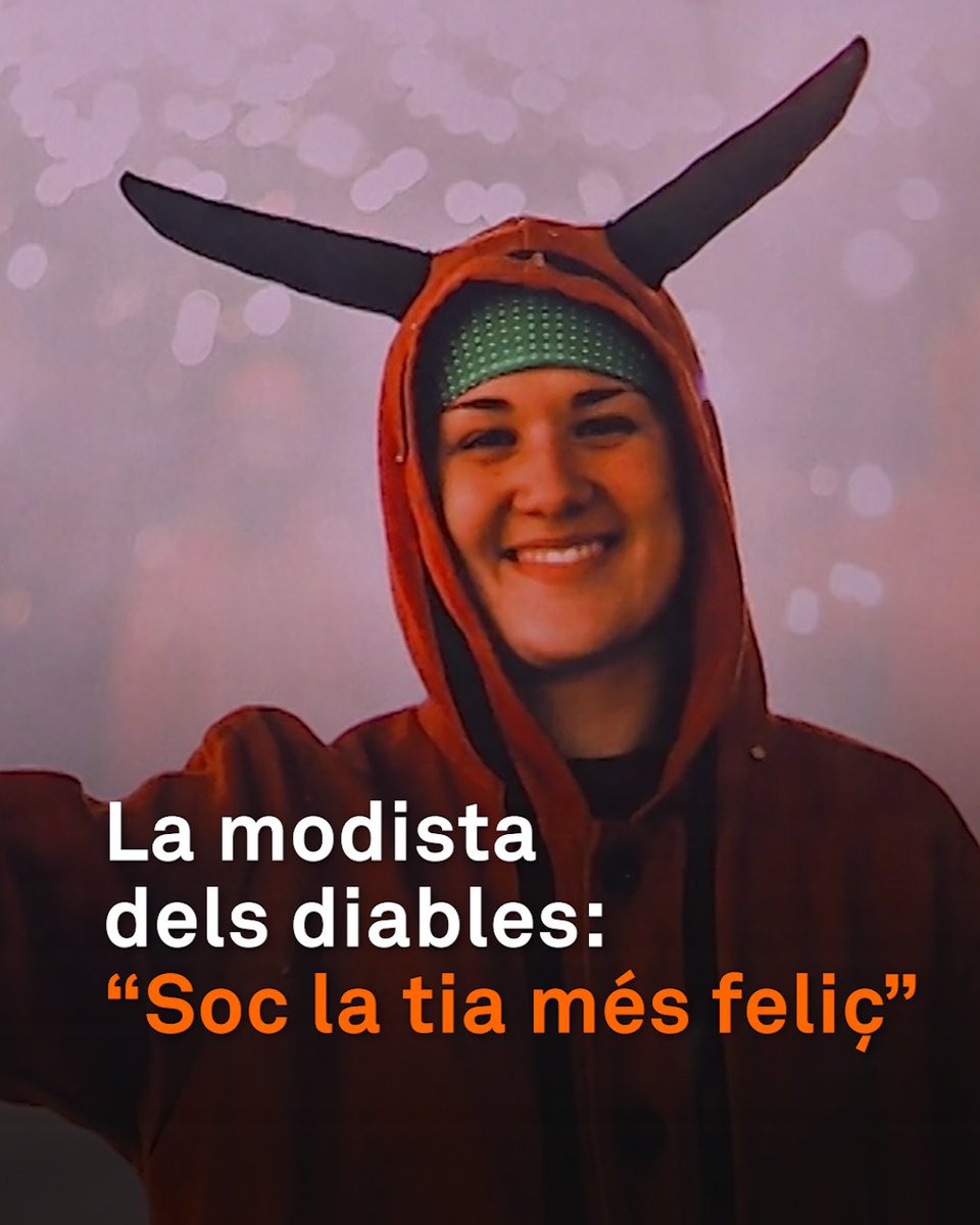 "Soc la tia més feliç fent el que faig." Amb 20 anys, la Judit és de les poques modistes especialitzades en vestits de diables. Els fa al taller que ha muntat a casa de l'àvia, que li va ensenyar a cosir. "La feina artesana feta al país és molt necessària"