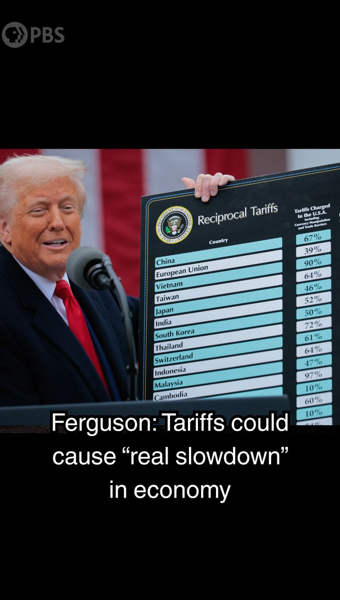 "I think there's a certain confusion here. What are tariffs for?" Hoover Institution senior fellow Niall Ferguson said in May, citing #PresidentTrump's conflicting rationales for taxing imports. "And that confusion is going to cause a real slowdown in the U.S. economy, if not a recession."