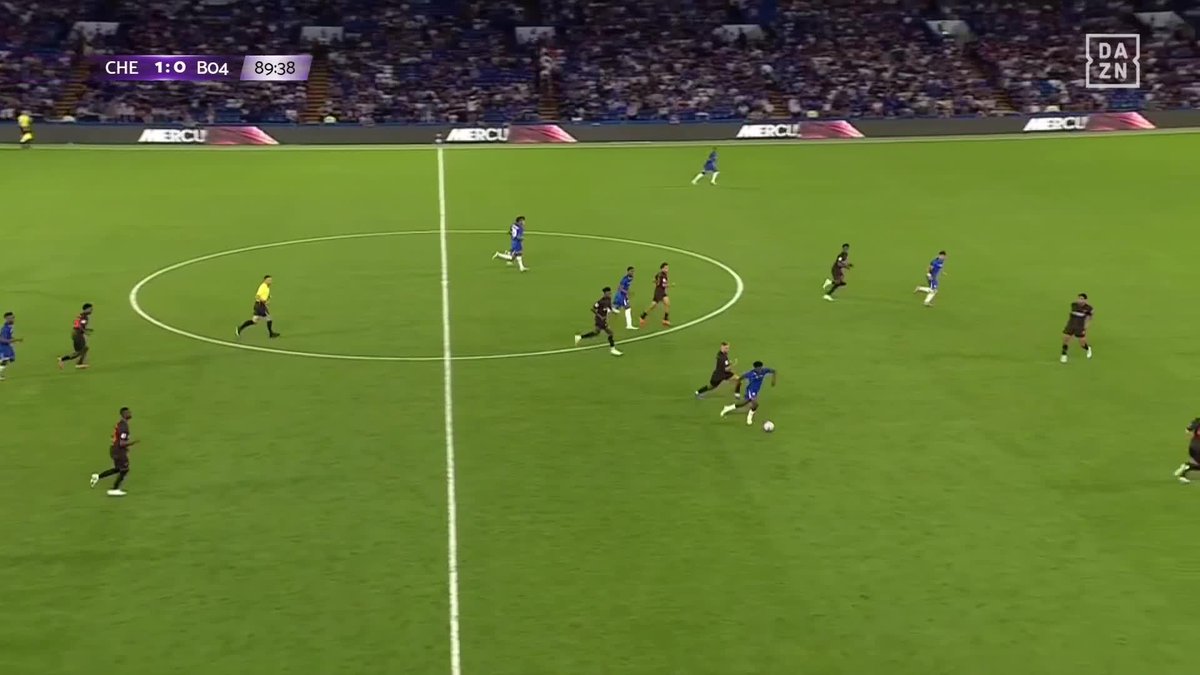 Chelsea fans are already getting used to this from João Pedro 💥 (via DAZN Football)