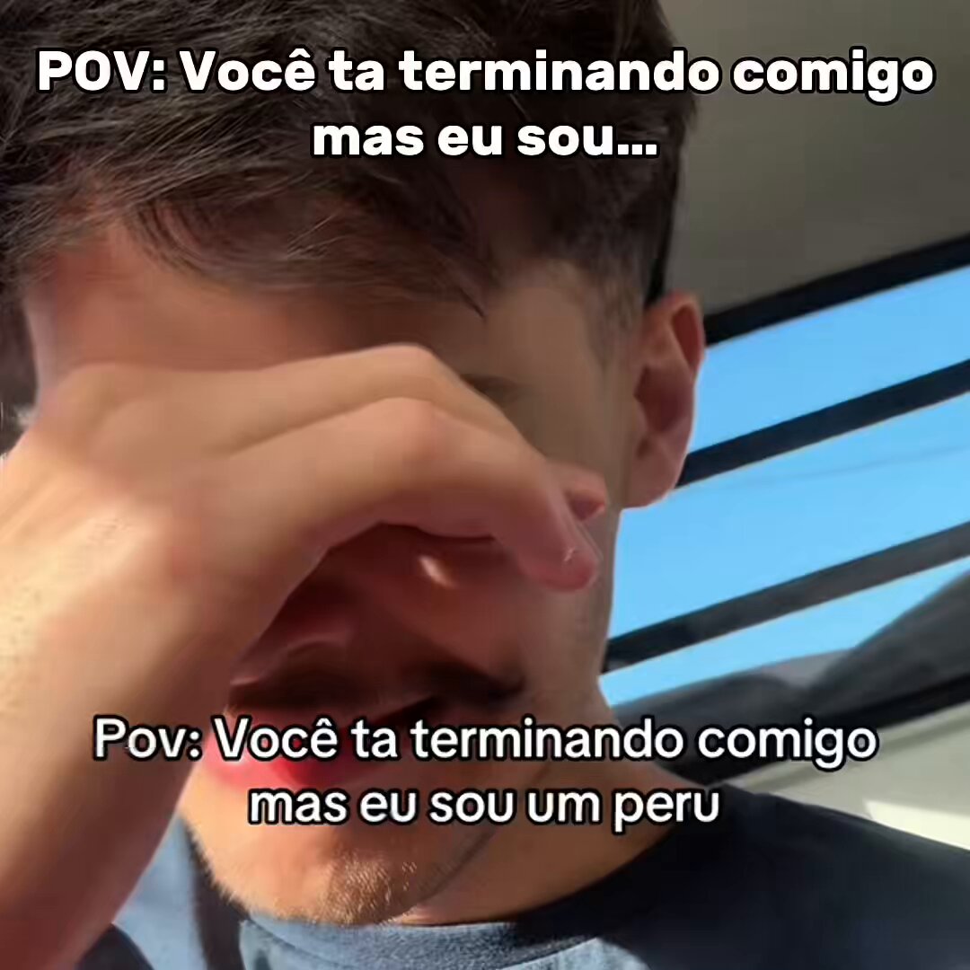 🚨BRASIL: Internautas viralizam após fazerem a trend do momento que consiste em chorar por causa de um término e imitar algo em seguida.