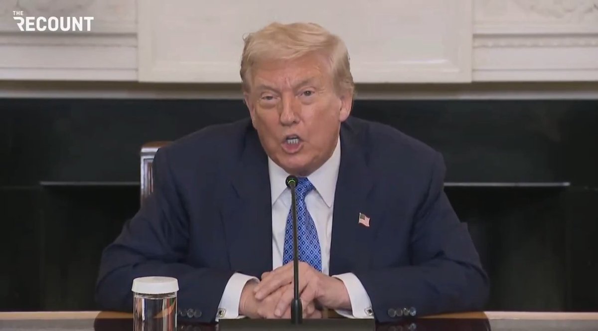Reporter: “Will Zelenskyy have to give up territory?” Trump: “We’re gonna get some back, we’re gonna get some switched. There’ll be some swapping of territories to the betterment of both [Ukraine and Russia].”