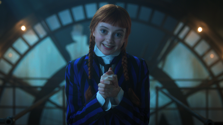 What in the Tim Burton 👀 Introducing Agnes DeMille. Wednesday's #1 fan (and stalker)
