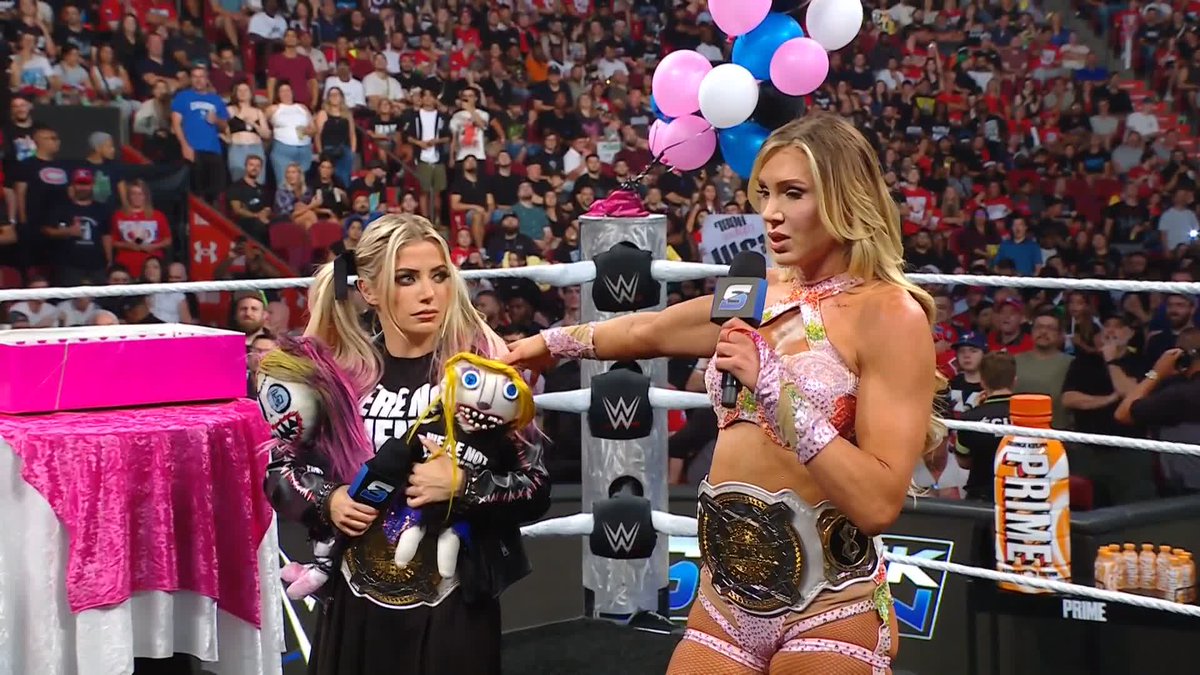 Thank you, Nick Aldis! 🙌 We're getting CHELSEA GREEN vs. Charlotte Flair RIGHT NOW!
