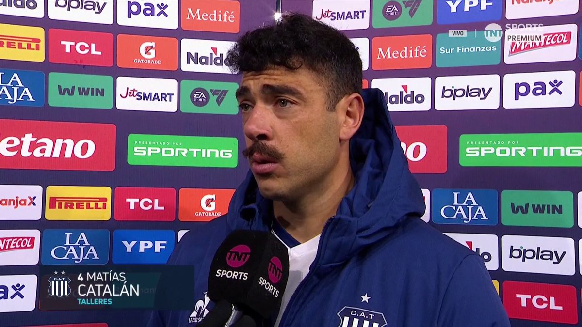 "ESTAMOS EN CRECIMIENTO" Matías Catalán valoró el momomento del Talleres de Carlos Tevez a pesar de la derrota con Lanús por 1 a 0. #LPFxTNTSports