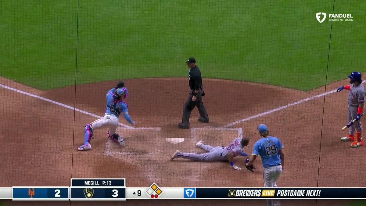 BLAKE PERKINS WINS IT FOR THE BREWERS WITH A WILD THROW 🔥
