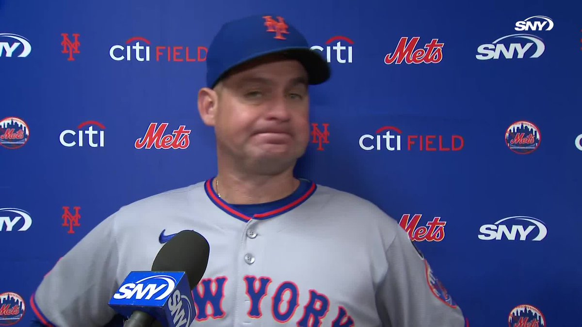 "There was definitely some positive signs from Senga today" Carlos Mendoza talks about Kodai Senga's outing and how his pitches looked tonight: