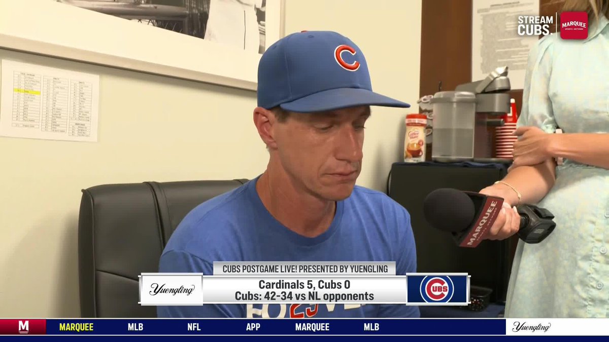 “We didn’t win a game tonight. Move on to tomorrow.” Craig Counsell after tonight’s loss.