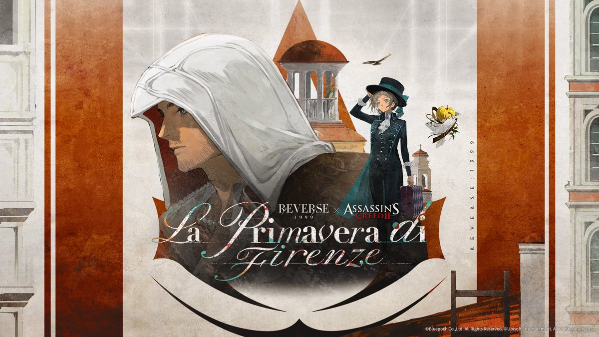 Reverse: 1999 × Assassin's Creed Collaboration Version EP: La Primavera di Firenze In the shadows of history, blades flash for freedom. HD: ‘Ezio’s Family’ from Assassin’s Creed | Music by Jesper Kyd © & ℗ Ubisoft Music #Reverse1999AssassinsCreedCollab
