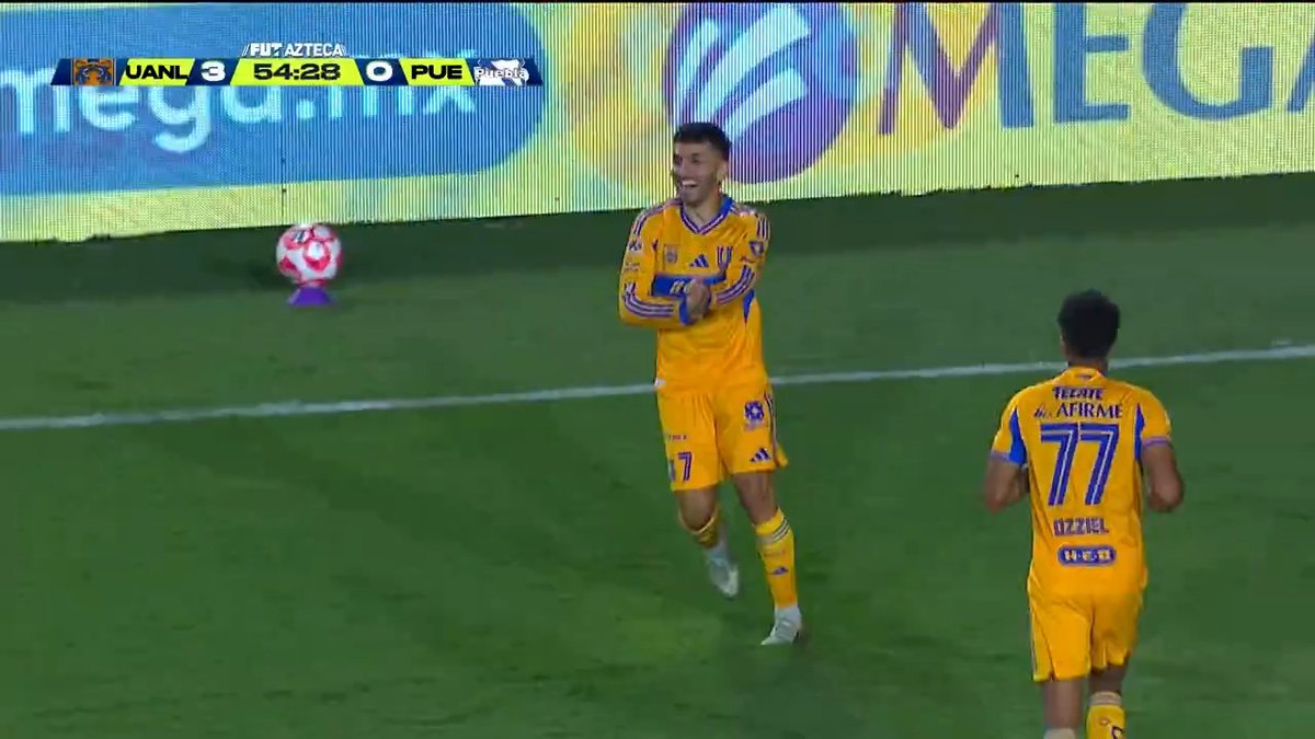 Así el debut goleador en Liga MX para Angel Correa, rosca y al fondo. 🥵