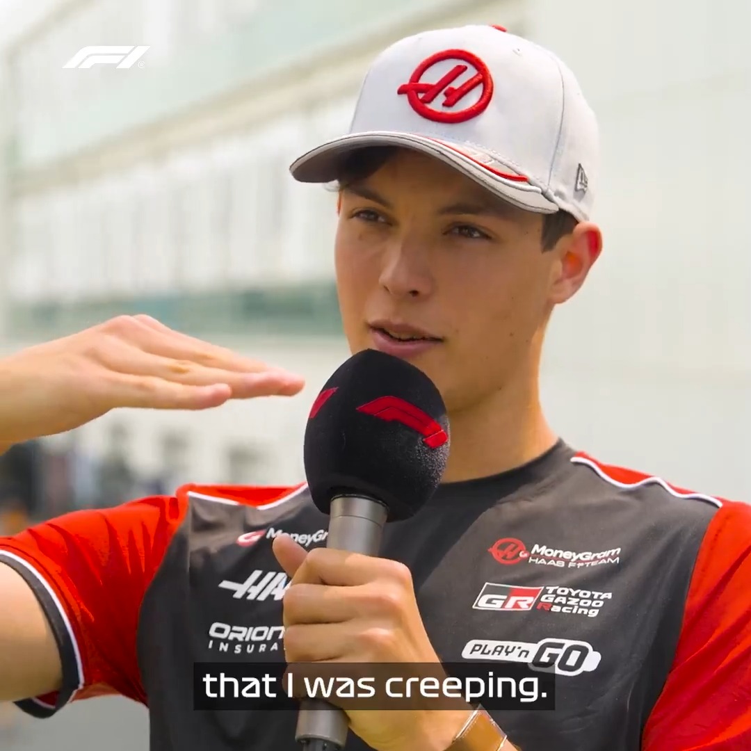 The tale of Ollie Bearman's failed first driving test 🤣 Get to know the Haas star better - click for our full interview! 👇 #F1