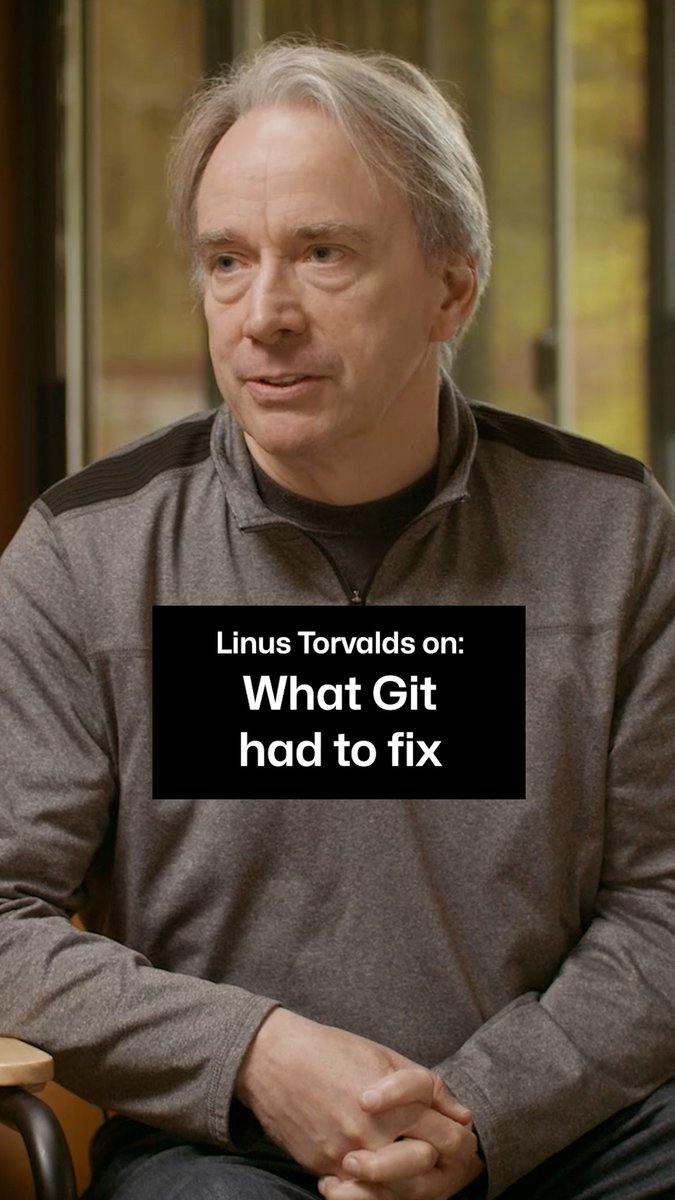 The problem: Applying patches was painfully slow. ๐ข The solution: Build a tool so good at merging you barely need patches. ๐ค The result: Git. ๐ Hear more stories from Linus Torvalds in our interview for Gitโs 20th anniversary. โฌ๏ธ