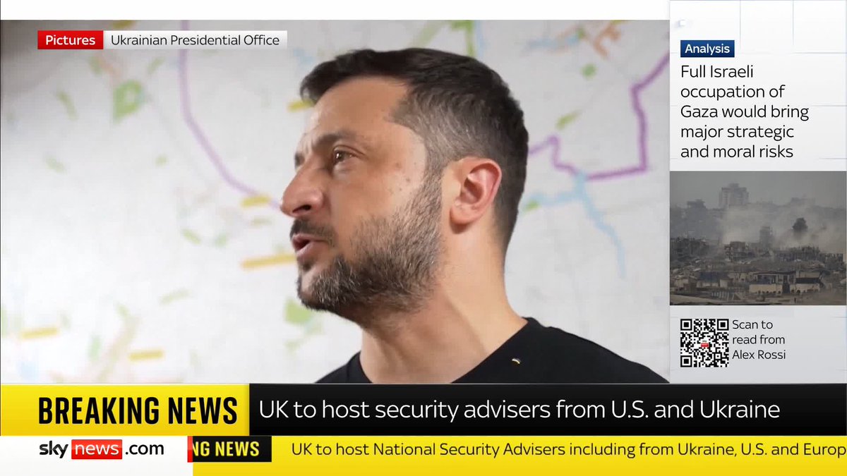 BREAKING: Volodymyr Zelenskyy has spoken with Prime Minister Sir Keir Starmer. The Ukrainian leader says he was "grateful for the support" of the British PM. 📺 Sky 501 and YouTube