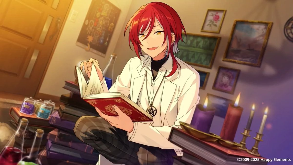 Emotion Release❤️Unraveling Words The live CG of the unbloomed ⭐️5 [Unraveling Words] Natsume Sakasaki is released! You'll see it during story-reading; if you have this card, you may set the Emotion as your home page background. Please refer to the in-game notice!