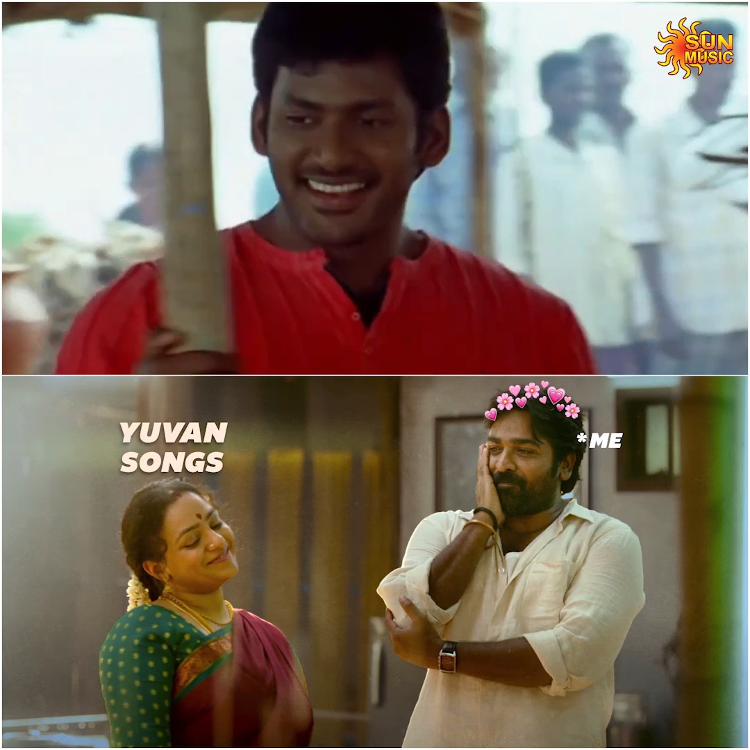 Yuvan songs are always different ❤️🎧 #SunMusic #HitSongs #Kollywood #Tamil #Songs #Music #NonStopHits #Yuvan #YuvanShankarRaja #U1 #Vishal #Suriya #Dhanush #Bharath #Jyothika