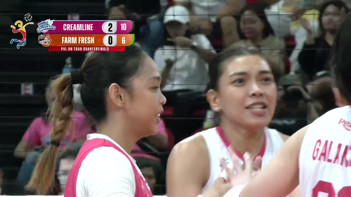 THE PHENOM STRIKES 💥 From attacking to acing serves, Alyssa Valdez showcases her arsenal for the Creamline Cool Smashers against the Farm Fresh Foxies in the third set of their knockout quarterfinal clash in the 2025 PVL on Tour! #PVL2025 #TheHeartOfVolleyball #PVLonTour