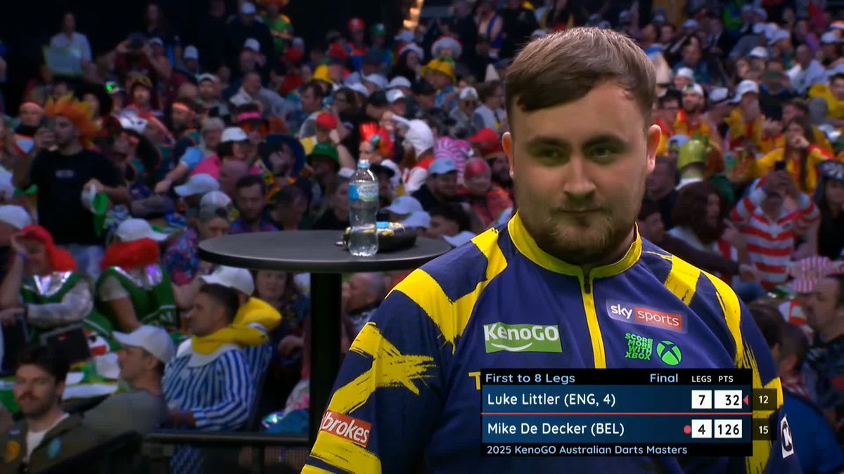 LITTLER WINS IN WOLLONGONG! ☢️ Luke Littler is the KenoGO Australian Darts Masters champion! Littler runs out an 8-4 winner against Mike De Decker to secure his third World Series of Darts title! 👏 📺 #AusMasters | Final