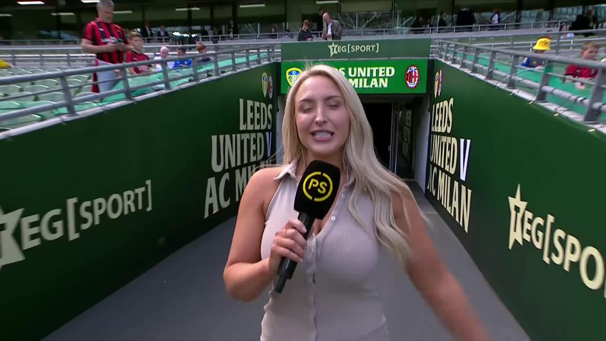 We're live at the Aviva Stadium! 🇮🇪 Watch our coverage of Leeds United vs AC Milan on Premier Sports 1 right now 📺