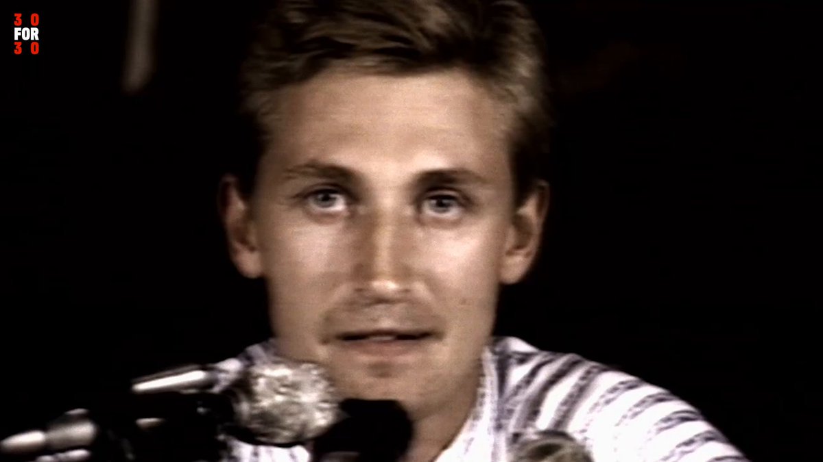 On this day in 1988, Wayne Gretzky was traded from the Edmonton Oilers to the Los Angeles Kings 🤯 30 for 30: ‘Kings Ransom’ 🎥