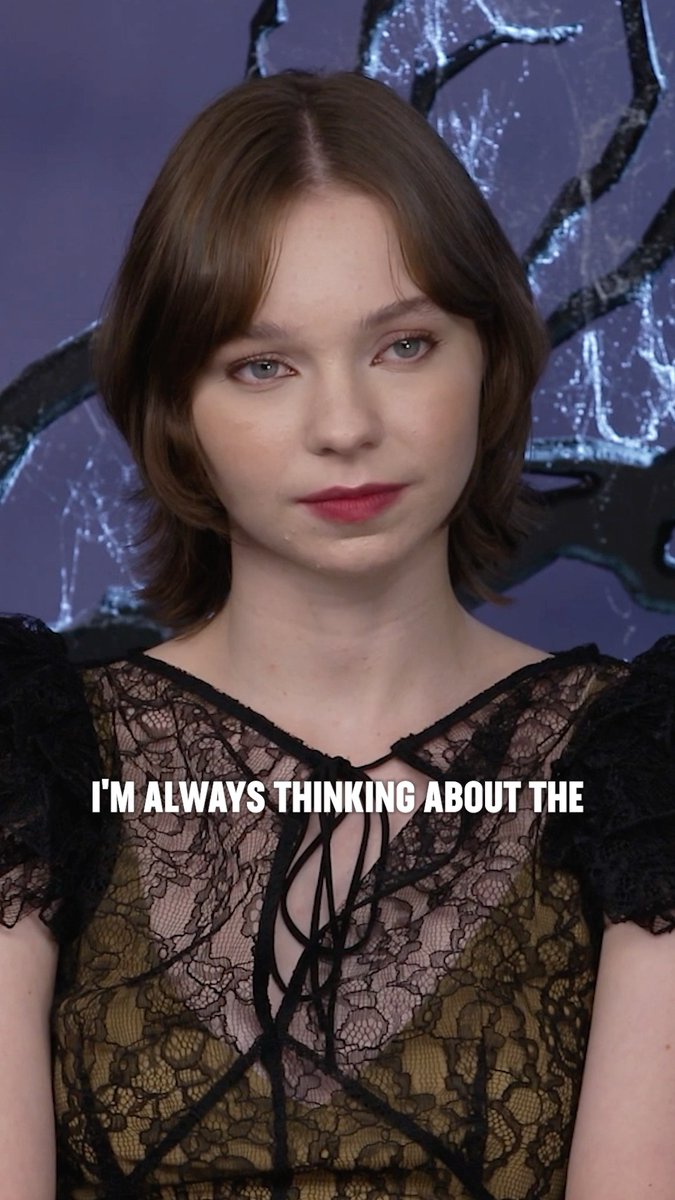 "Both of them have a sort of unspoken understanding of one another." Emma Myers shares where #Wednesday and Enid's friendship is at in Season 2.