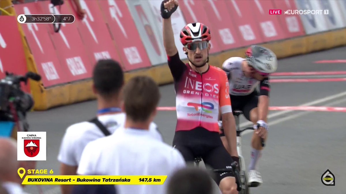 ¡Abran paso a un absoluto COHETE! 🚀 El rush final de Langellotti ha sido demoledor para llevarse la 6ª etapa del @Tour_De_Pologne, dejando a McNulty a cuadros y al UAE sin otra victoria más. 📺 Lo has visto en Eurosport.es y HBO Max España #LaCasaDelCiclismo