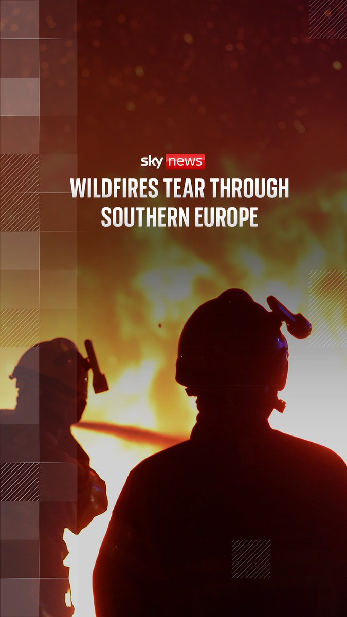 At least two people have died after wildfires tore across southern Europe. Firefighters in France, who contained the country's largest wildfire in decades, are on high alert because it is feared that forecasted high temperatures this weekend could reignite it.