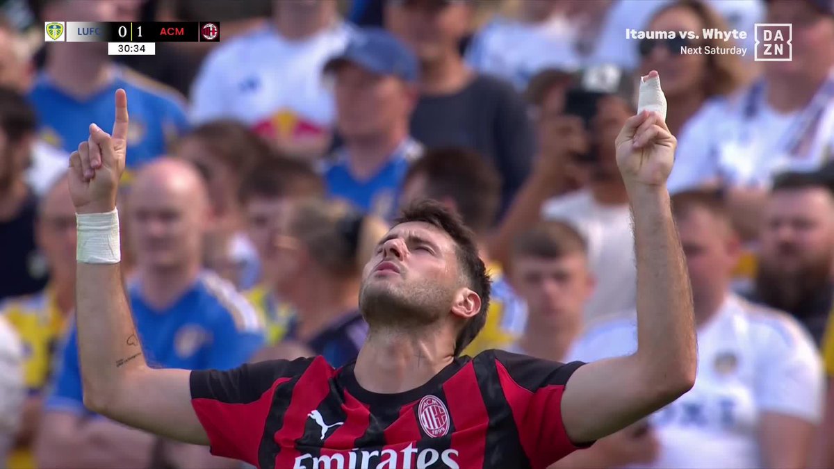 ¿Primer partido de Santi Giménez en la pretemporada del AC Milan? Gol del Bebote, señoras y señores. El mexicano le marcó al Leeds United. Viene su temporada de explosión en Italia. No están preparados 🇲🇽😮💨